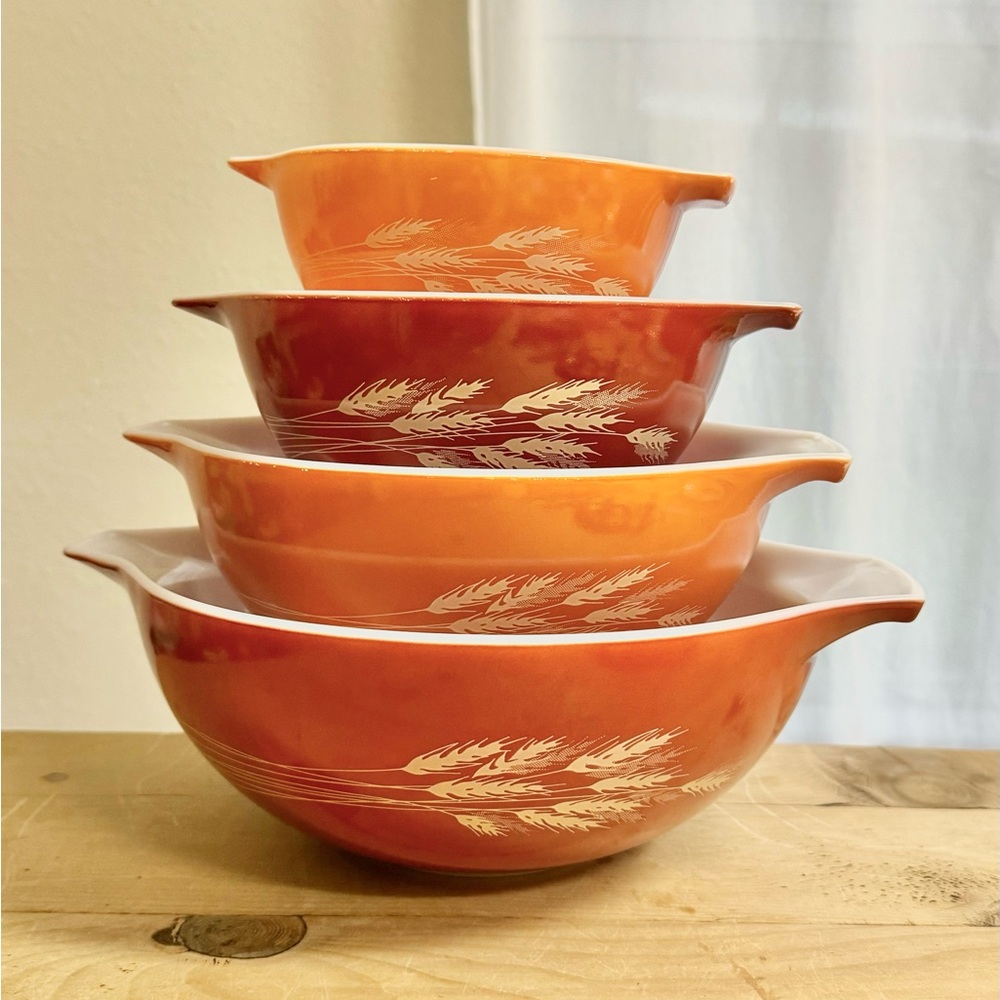 Autumn Harvest Pyrex Cinderella Bowl Set